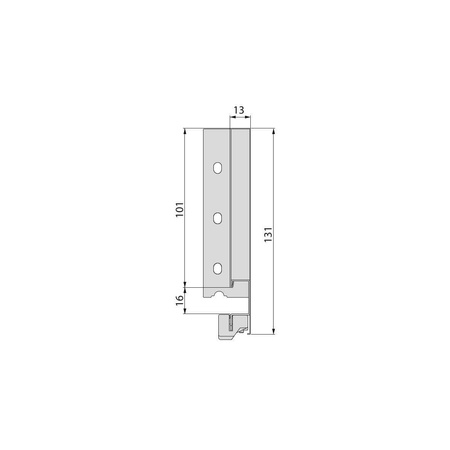 Szuflada Emuca L-450 H-131 Średnia z systemem cichego domyku Biała zewnętrzna 40 kg Vertex 3D