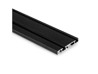 Tor dolny Flow do drzwi przesuwnych do montażu natynkowego 2,35 m, czarny