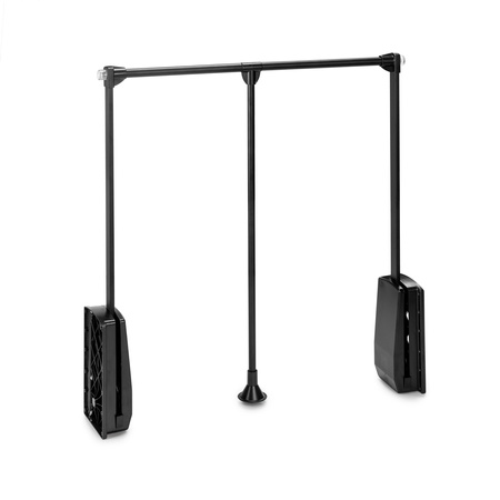 Pantograf HANG 450-600 czarny wieszak opuszczany 12kg do garderoby EMUCA