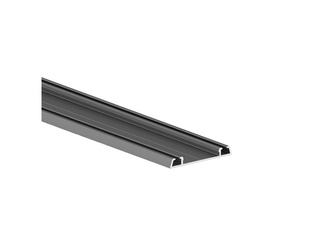 Tor dolny jezdny do drzwi przesuwnych Placard o długości 2,35m, cięty na 1.95m + reszta długości, Aluminium, Szary antracyt