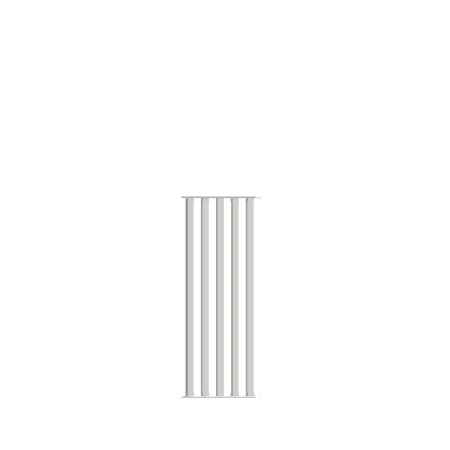 Żaluzja wykonana z aluminium o wymiarach 48cm x 128cm biały