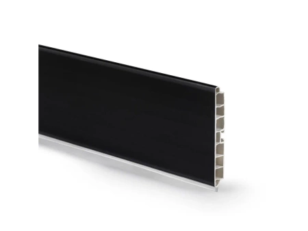 Próbka cokołu kuchennego Plasline 10 cm, wysokość 100 mm, Plastik Czarny