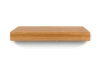 Półka drewniana dębowa 40x20x2cm w zestawie z czarnym uchwytem Shelf