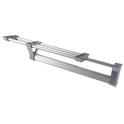 Wieszak wysuwany o głębokości 430mm Anodyzowany mat