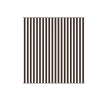 Żaluzja wykonana z aluminium o wymiarach 192cm x 203cm brąz