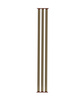 Aluminiowy brązowy kpl. uchwytów w zestawie z 3 ruchomymi deskami o długości 220 cm montowanych w pionie lub poziomie na listwie z możliwością łączenia o długości 28,8 cm