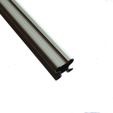Listwa uchwytowa rączka FALDA 10 mm/4 mm, 2,7 m, srebrny-anodowany