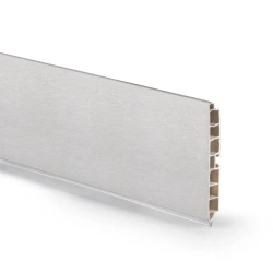 Cokół kuchenny Plasline 3,9 m, wysokość 100 mm, Plastik, Anodowany satynowy