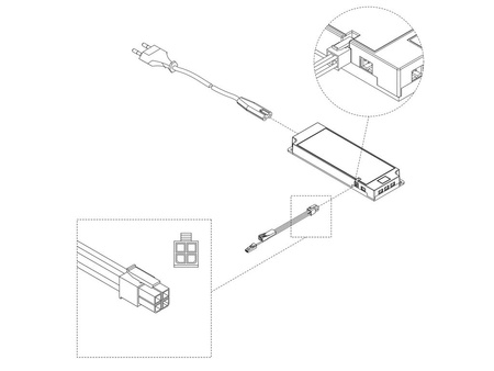 Zasilacz LED SMART Moc 90W 24V DC MINILED Emuca