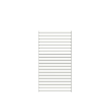 Żaluzja wykonana z aluminium o wymiarach 192cm x 103cm biała
