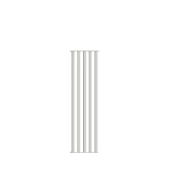 Żaluzja wykonana z aluminium o wymiarach 48cm x 169cm biały