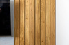 Żaluzja panel uchylny ruchome deseczki dębowe o szerokości 96cm i wysokości 250cm