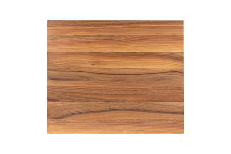 Stolik z litego drewna orzechowego 60 cm x 50 cm lakier mat, czarny wspornik