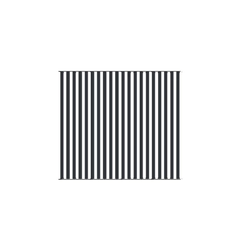 Żaluzja wykonana z aluminium o wymiarach 192cm x 169cm antracyt 
