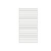 Żaluzja wykonana z aluminium o wymiarach 128cm x 240cm biały