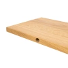 Półka drewniana dębowa 250x15x2cm w zestawie z 4 trzpieniami 