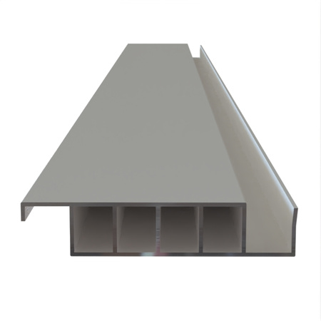 Deseczka ruchoma aluminiowa 600cm cięta na 7X 85cm grubość 2 cm szerokość 10cm antracyt kurier