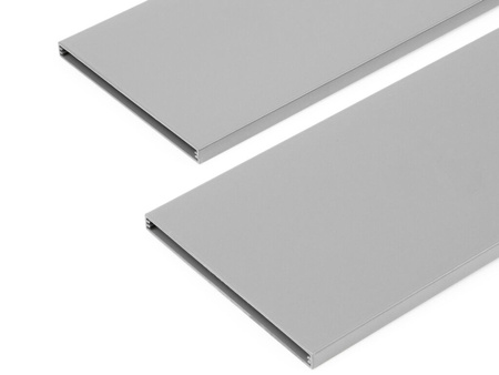 Zestaw akcesoriów do podziału szuflad wewnętrznych, szerokość 600 mm szary malowane aluminium Emuca
