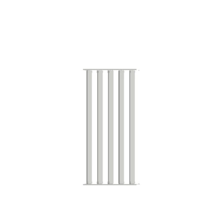 Żaluzja wykonana z aluminium o wymiarach 48cm x 103cm biały