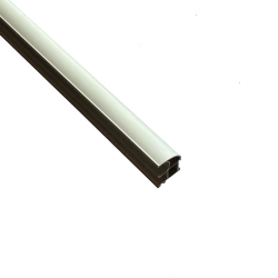 Listwa uchwytowa rączka FORM 10 mm/4 mm, 2,7 m, srebrny-anodowany