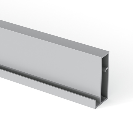 Profil aluminiowy PLUS 4 o długości 3,9m Anodowany mat Emuca 1 szt.