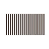 Żaluzja wykonana z aluminium o wymiarach 192cm x 103cm brąz