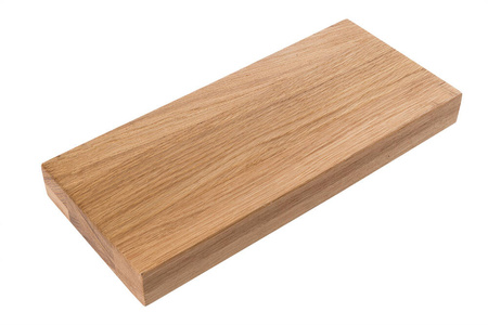 Półka drewniana dębowa 180x20x4cm w zestawie z lampą LED Kaus 60 cm z czujnikiem zbliżeniowym Anodyzowany mat