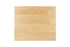 Stolik z litego drewna sosnowego 60 cm x 50 cm lakier mat, czarny wspornik
