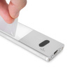 Lampa ścienna LED Kaus ładowana przez USB z czujnikiem zbliżeniowym, L 400 mm Anodowany mat
