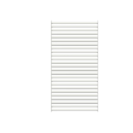 Żaluzja wykonana z aluminium o wymiarach 123cm x 240cm biały