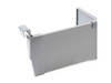 Zestaw akcesoriów do podziału szuflad wewnętrznych, szerokość 600 mm szary malowane aluminium Emuca