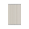 Ścianka ruchoma o wysokości 1535mm i szerokości 960mm System aluminiowy czarny i 10 desek sosnowych surowych