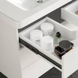 Prowadnica H45 Pełny wysuw 250mm 30kg czarny