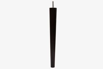 Noga bukowa stożek 30cm lakier-mat z gwintem FI 8
