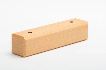 Noga bukowa 45x45x200 Surowa