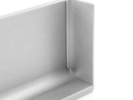 Zaślepka do górnego profilu Gola do mebli kuchennych , Prawa, Aluminium, Malowane na Anodowany mat