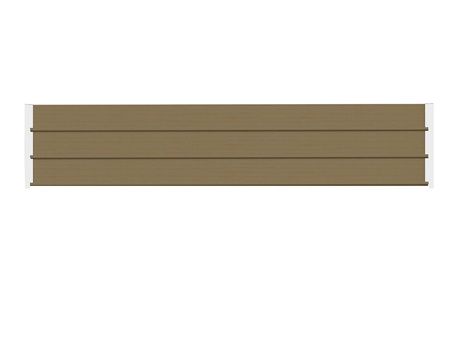 Aluminiowy biały kpl. uchwytów w zestawie z 3 ruchomymi deskami o długości 70 cm montowanych w pionie lub poziomie na listwie z możliwością łączenia o długości 28,8 cm