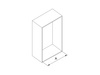 Pantograf Sway, 600mm - 830mm, Stal, Aluminium i Plastik, Tytan