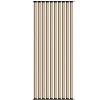 Ścianka ruchoma o szerokości 960mm i wysokości 2330mm System aluminiowy czarny i 10 desek sosnowych surowych