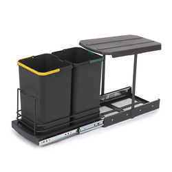 Kosz, pojemnik na śmieci 2x12L, ręczne/automatyczne otwieranie EMUCA