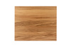 Blat z litego drewna dębowego 60 cm x 80 cm lakier mat