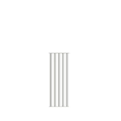Żaluzja wykonana z aluminium o wymiarach 48cm x 128cm biały
