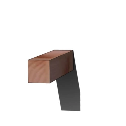 Kantówka klejona sosnowa o przekroju 100 mm x 100 mm x 2450 mm surowa czyszczona