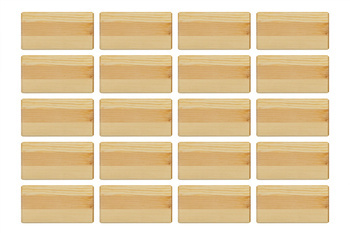 Cegła 20szt. do jogi sosnowa 23x15x7,5 cm Twoim Logo