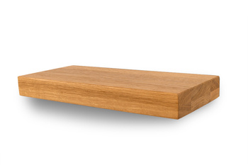 Półka drewniana dębowa o długości 90cm głębokości 25cm i grubości 4cm