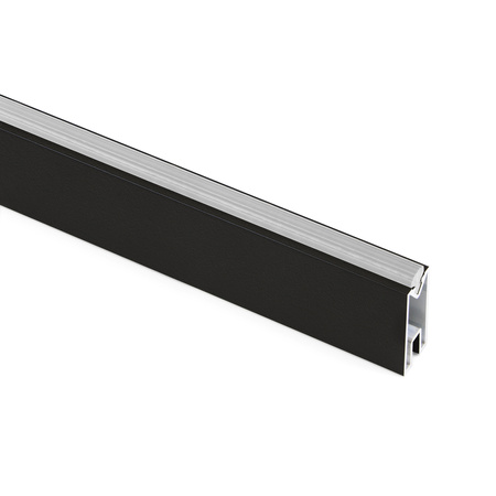 Drążek do szafy Luxe ALU Czarny 2350 mm długości 10 szt.