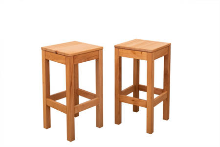 Zestaw Stół bukowy blat 4cm nogą 6cm x 6cm 2 X stołek 